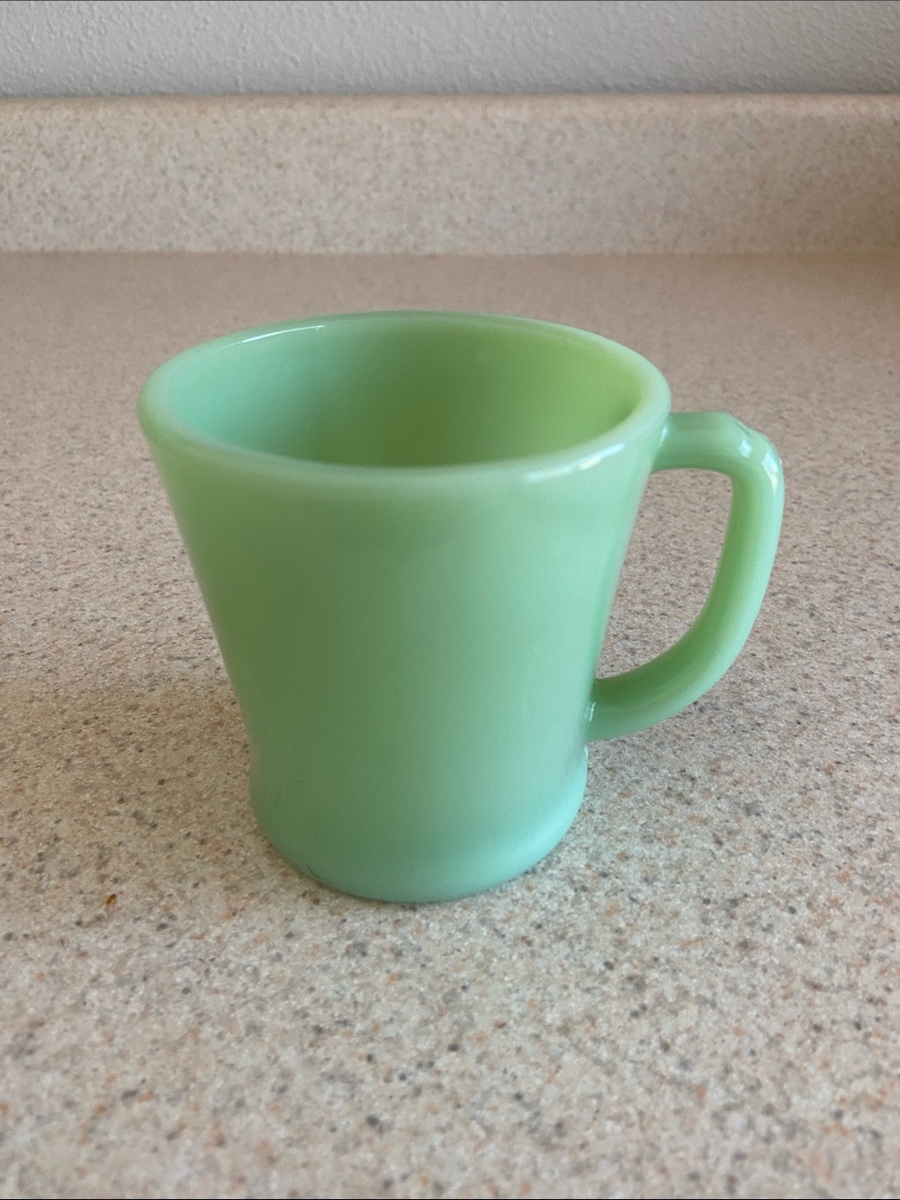 Vintage Fire King Jadeite D Handle Coffee Mug 8 Oz Anchor Hocking USA